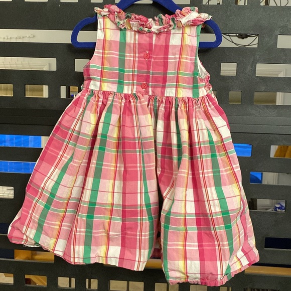 Pink plaid dress 3T - Picture 4 of 4
